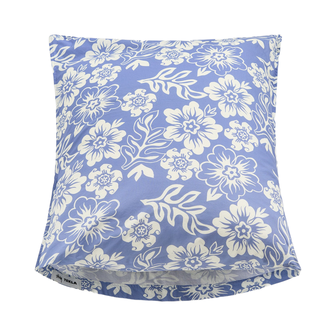 338426 Stussy x Tekla Percale Pillow Sham Blue Hawaiian