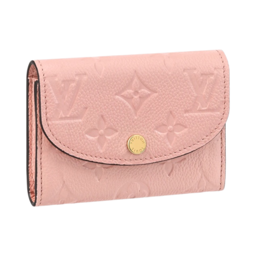 Louis Vuitton Rosalie Coin Purse Monogram Empreinte Rose Powder