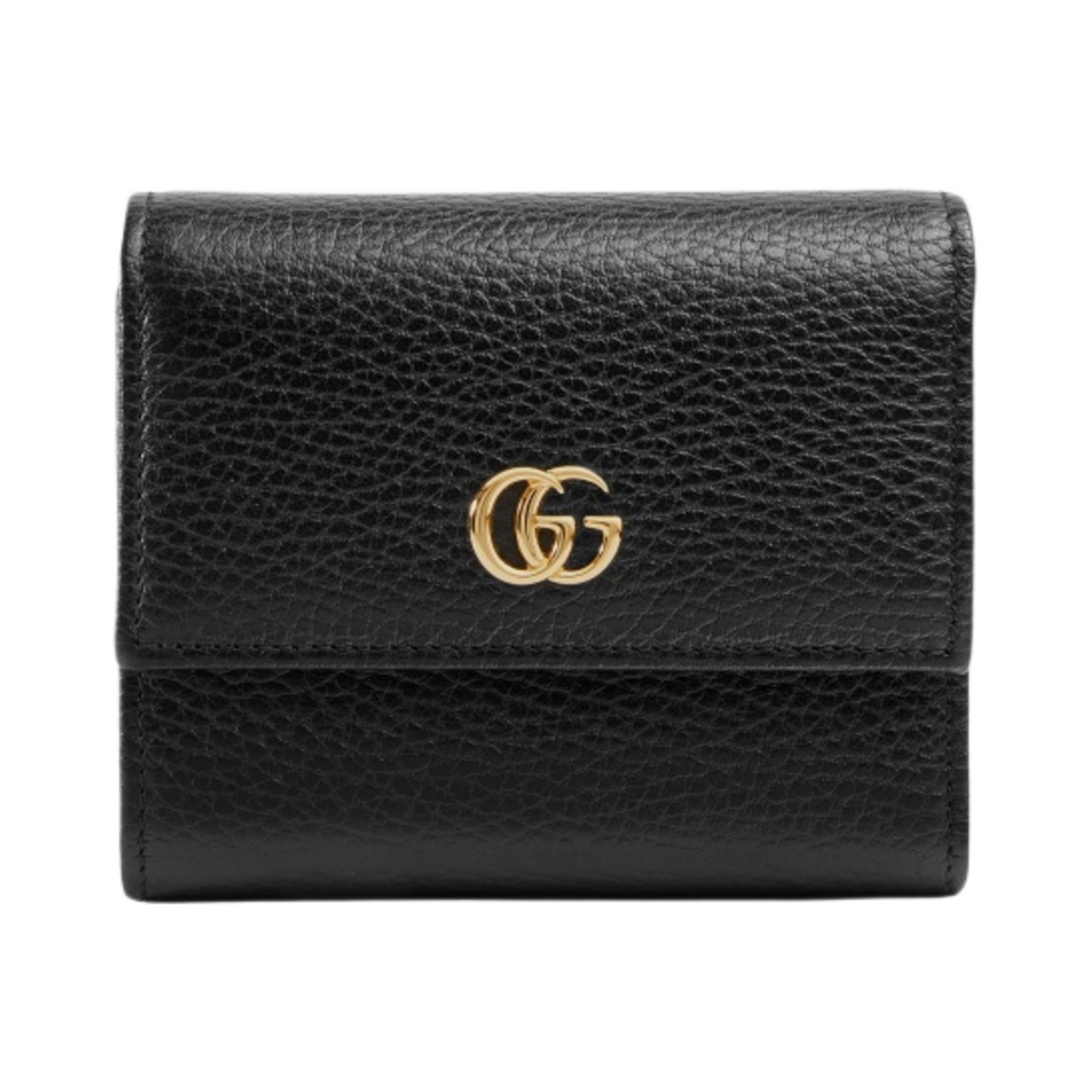구찌 GG 마몽 플랩 지갑 블랙(Gucci GG Marmont Flap Wallet Black) - 1