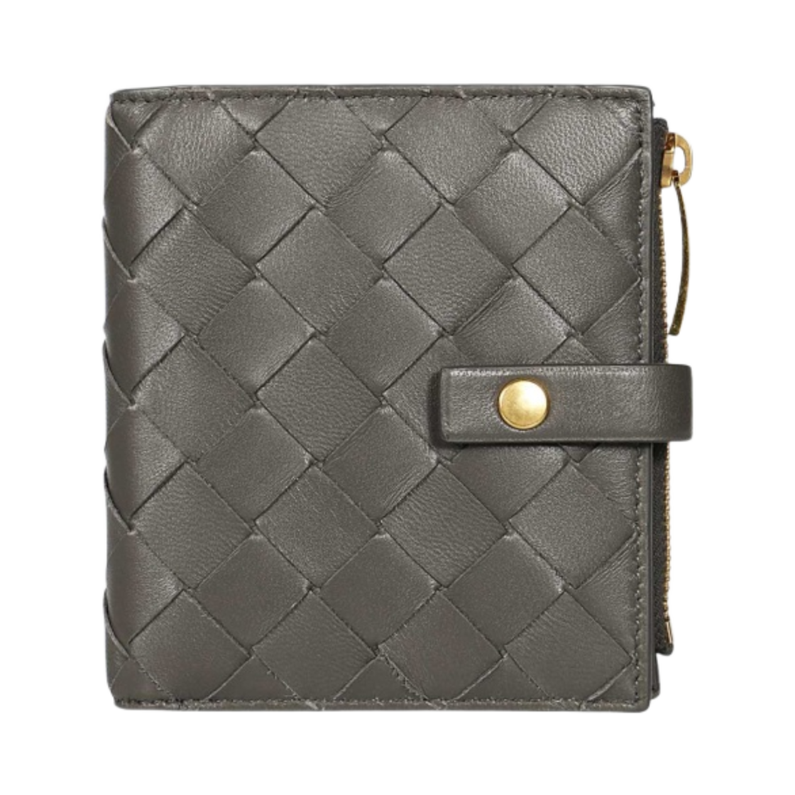 보테가 베네타 반지갑 라이트 그래파이트(Bottega Veneta Bi-Fold Wallet Light Graphite) - 1