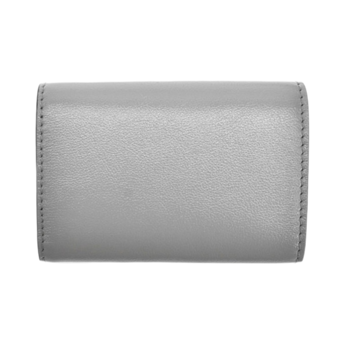 PFMO0056U1-P2644-ZO221 Marni Leather Tri-Fold Wallet Ash Grey Navy Blue - #2