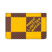 Louis Vuitton Porte Cartes Simple Damier Yellow