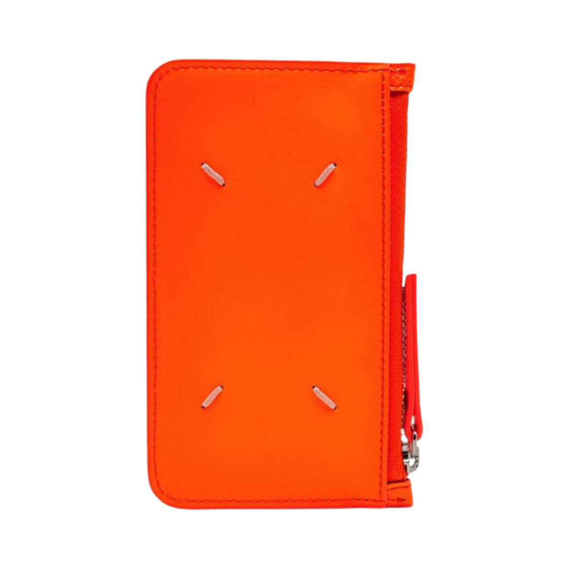 메종 마르지엘라 보빈 레더 지퍼 카드 홀더 오렌지(Maison Margiela Bovine Leather Zipped Card Holder Orange) - 1