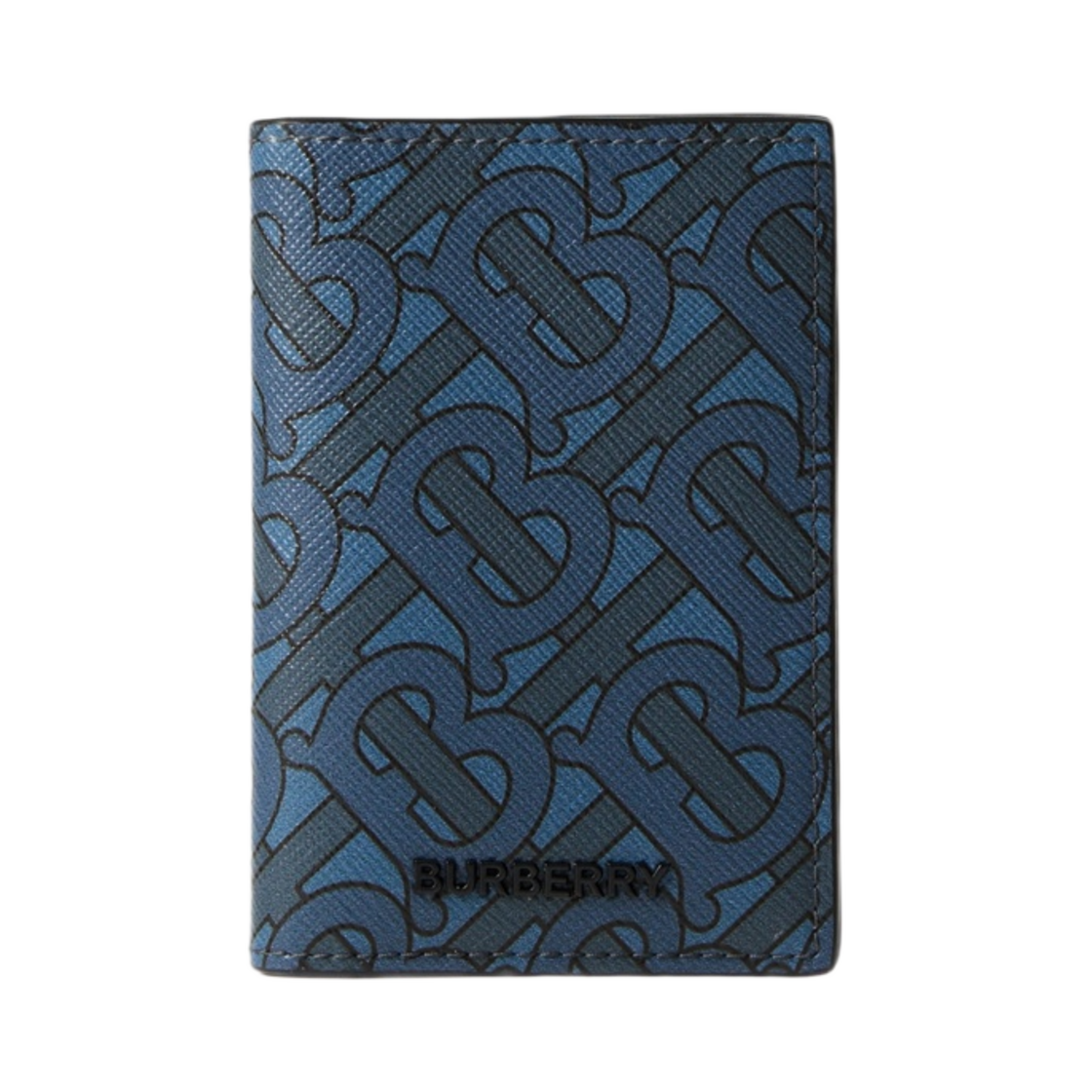 버버리 모노그램 프린트 폴딩 카드 케이스 네이비(Burberry Monogram Print Folding Card Case Navy) - 1