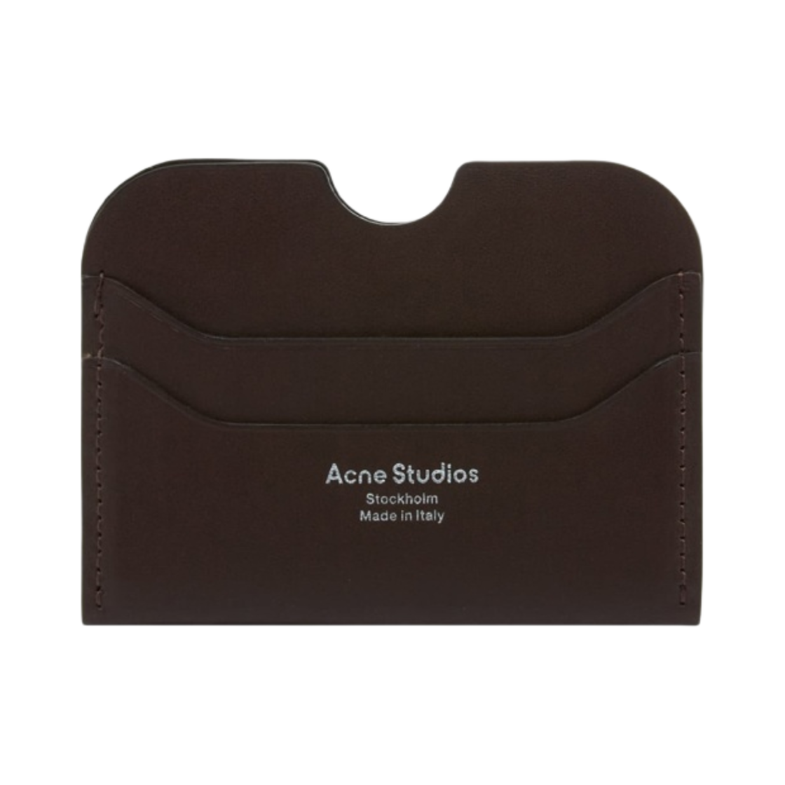 아크네 스튜디오 엘마스 라지 카드 홀더 다크 브라운(Acne Studios Elmas Large Card Holder Dark Brown) - 1