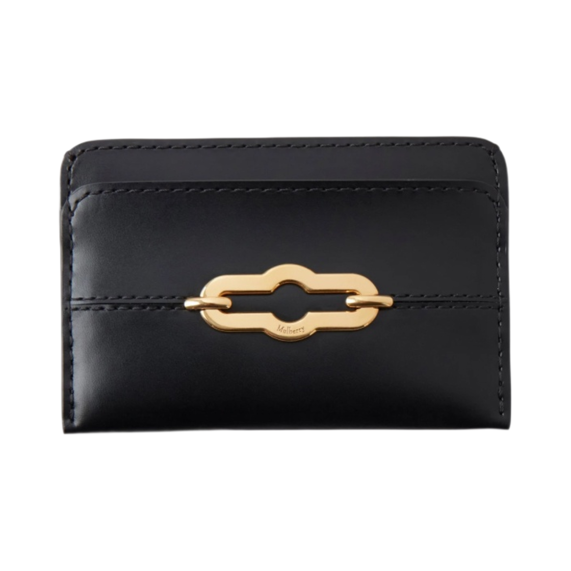 RL8057-603A100 Mulberry Super Lux Calf Pimlico Card Slip Black
