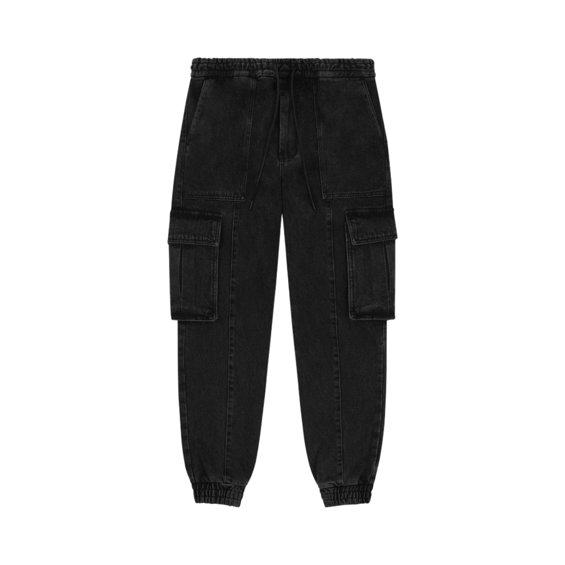 준지 카고 조거 데님 팬츠 블랙 - 22SS(Juun.J Cargo Jogger Denim Pants Black - 22SS)