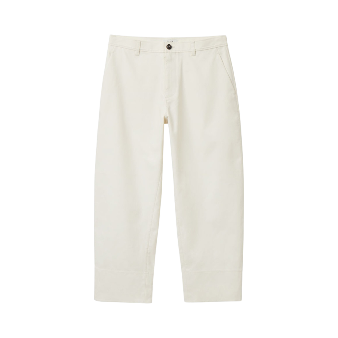 1040305001 COS Barrel Leg Tapered Chinos Off White
