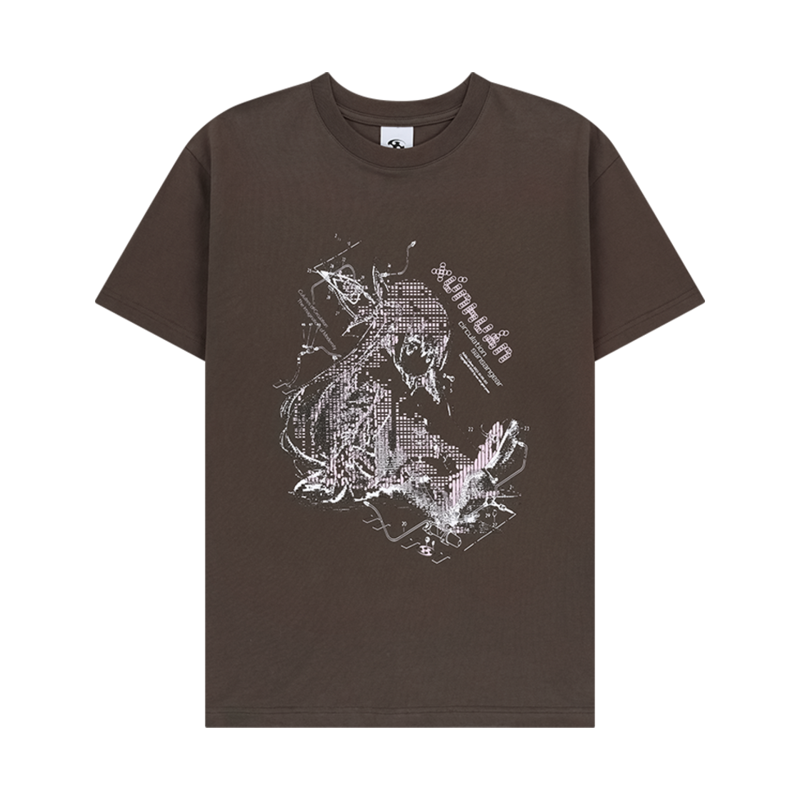 산산기어 순환 티셔츠 브라운