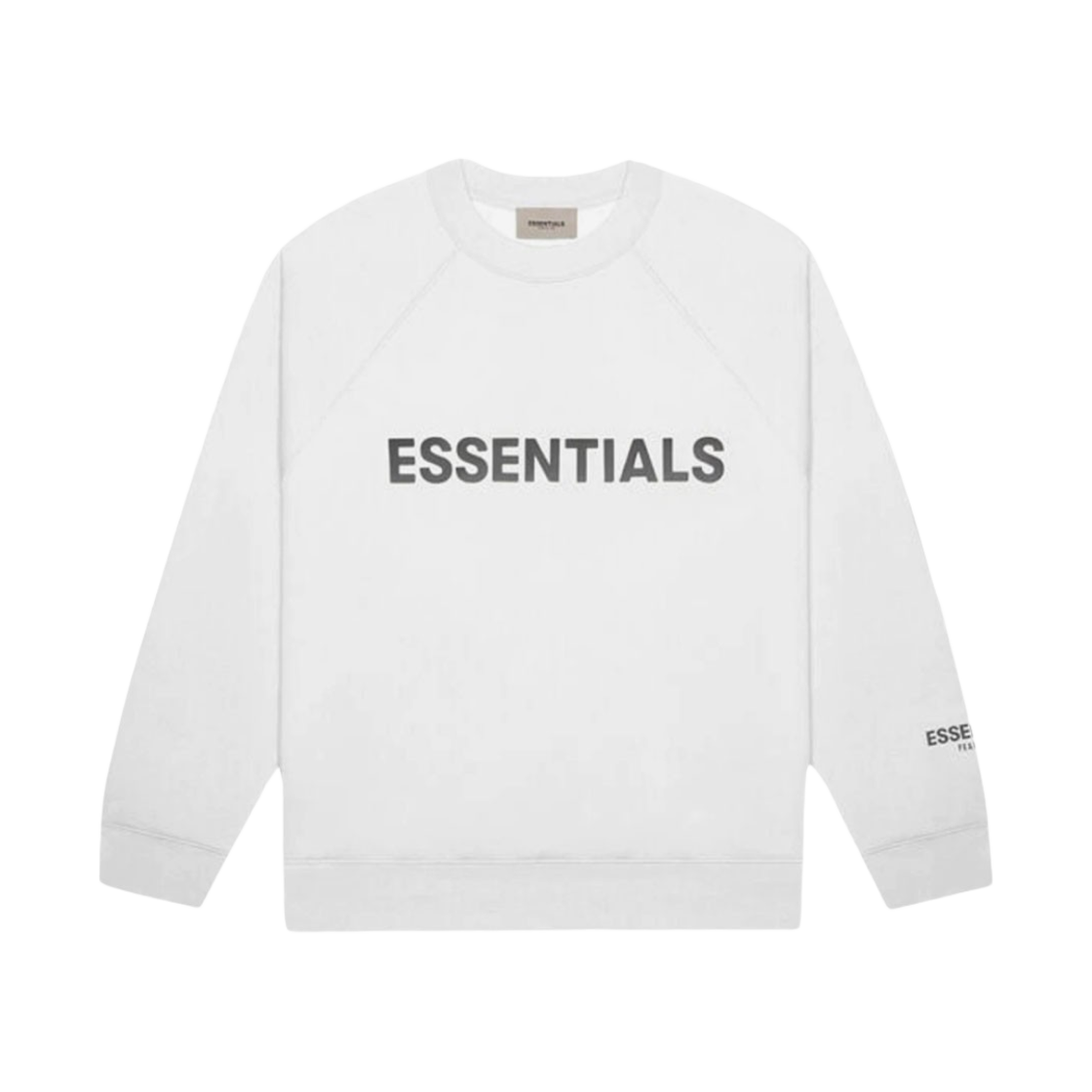 에센셜 3D 실리콘 아플리케 크루넥 화이트 - 20SS