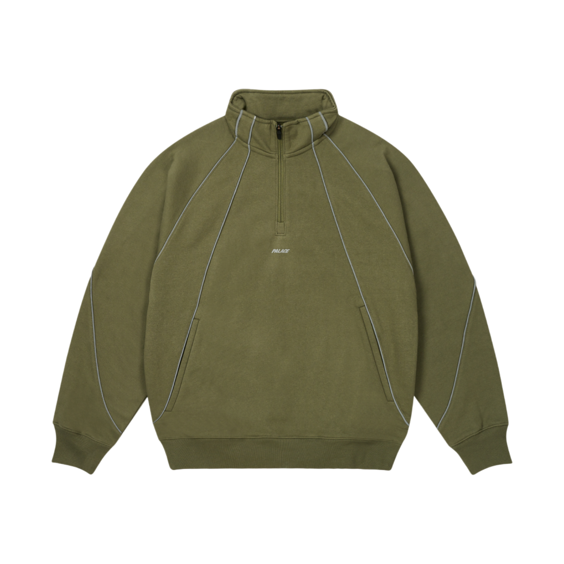 팔라스 리플렉토 1/4 집 더 딥 그린 - 25SS(Palace Reflecto 1/4 Zip The Deep Green - 25SS)
