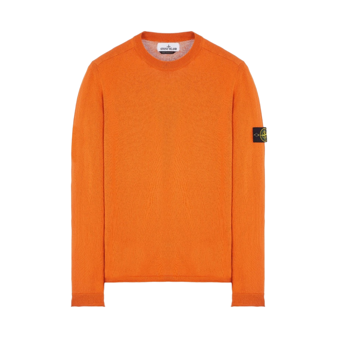 스톤 아일랜드 532B9 크루넥 니트탑 시에나 브라운 - 23SS