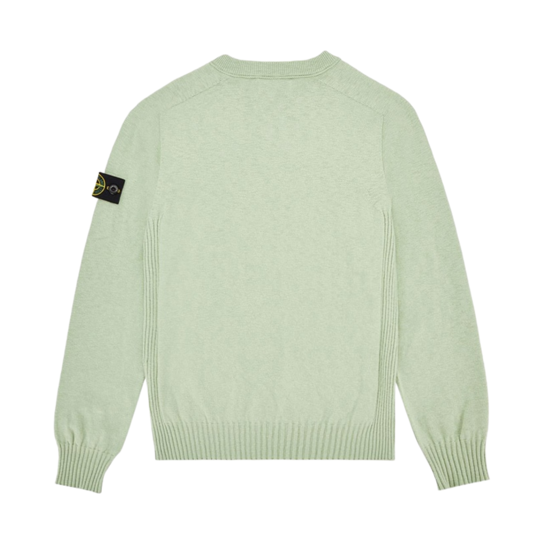 (키즈) 스톤 아일랜드 510A1 크루넥 니트 라이트 그린 - 23SS((Kids) Stone Island 510A1 Crewneck Knit Light Green - 23SS) - 2