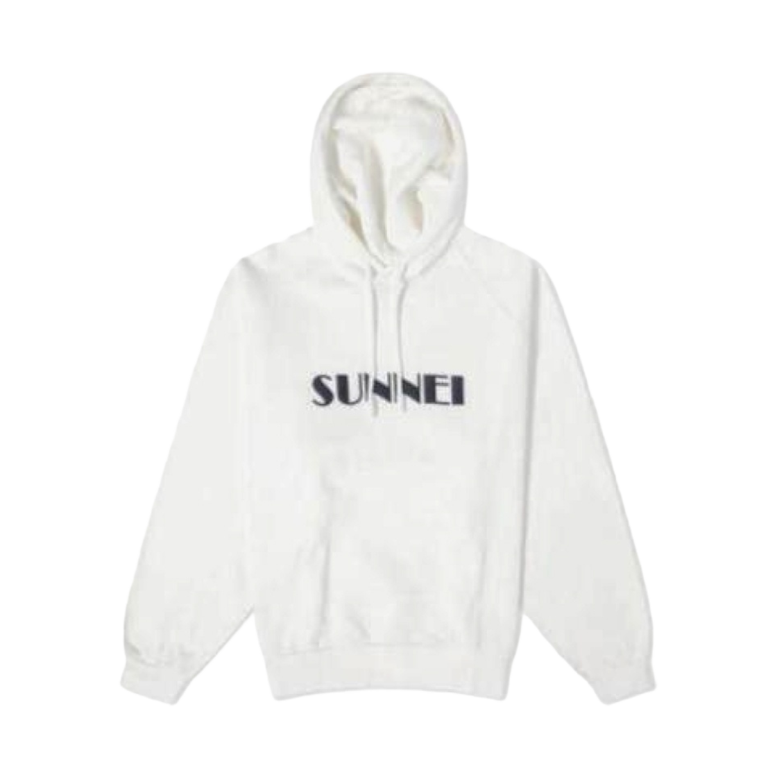 MRTWXJER070-JER010-7433 Sunnei Embroidered Hoodie Off White