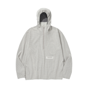 Welter Experiment Square Fleece Hood Pullover White