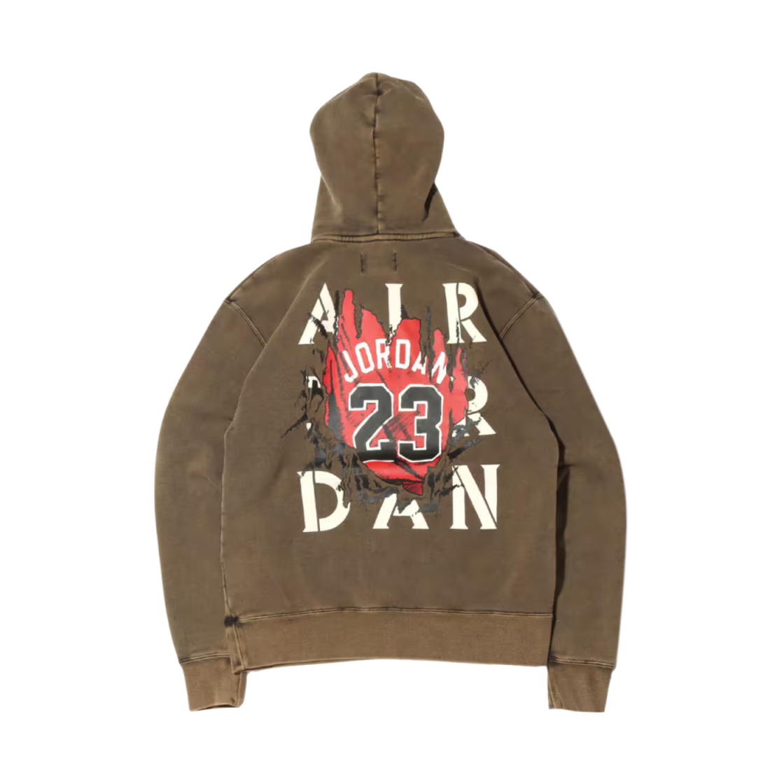조던 AJ5 그래픽 플리스 풀오버 후드 블랙 - 아시아(Jordan AJ5 Graphic Fleece Pullover Hoodie Black - Asia) - 2