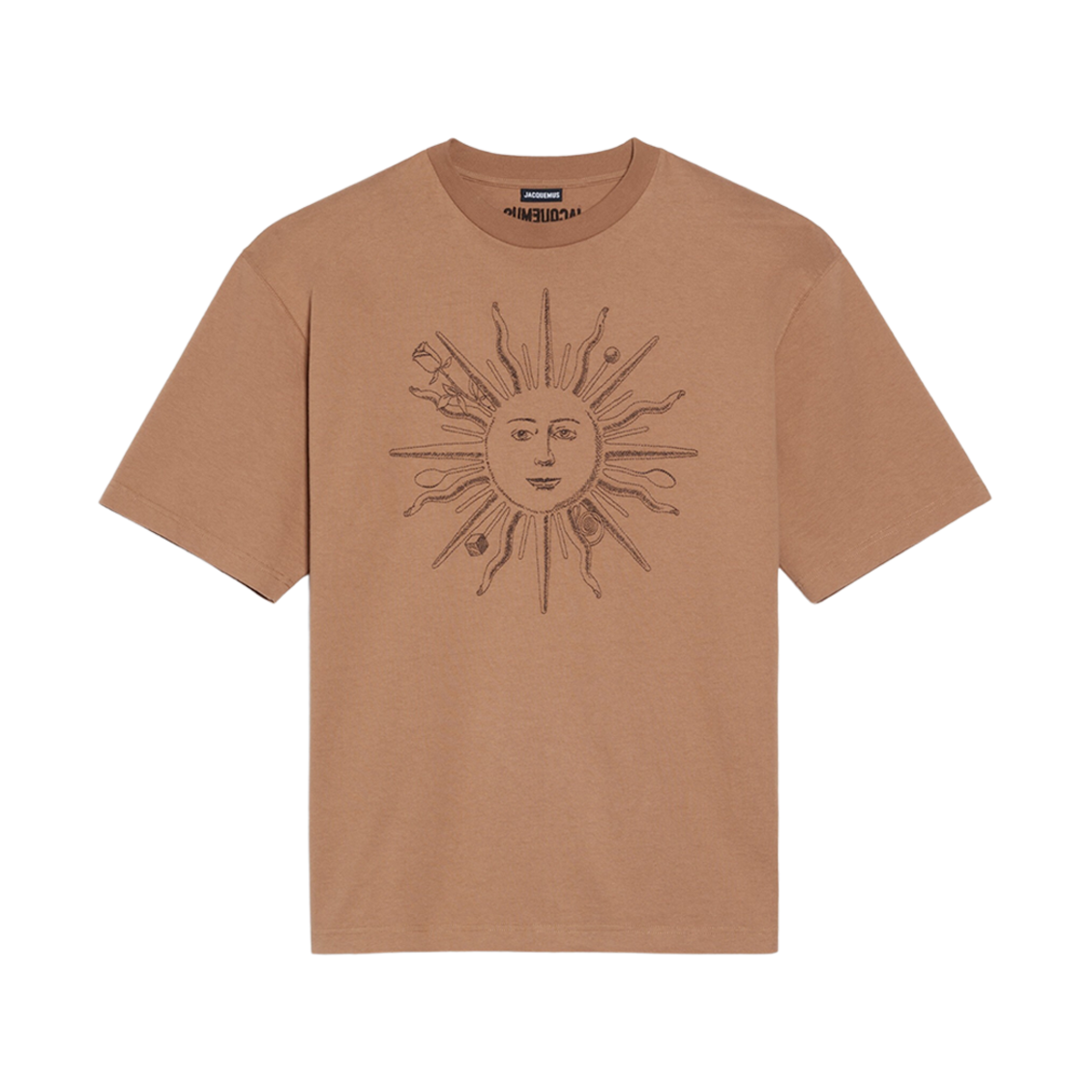 자크뮈스 르 티셔츠 솔레일 선 스케치 티셔츠 로얄 선 테라코타(Jacquemus Le T-Shirt Soleil Sun Sketch T-Shirt Royal Sun Terracotta) - 1