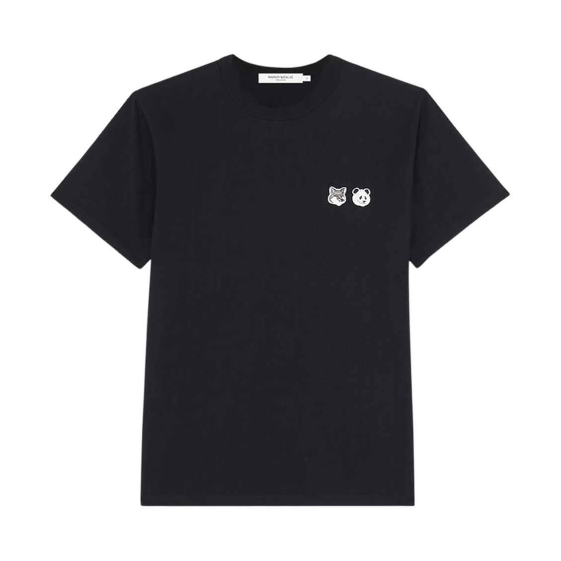 메종 키츠네 청두 클래식 티셔츠 블랙(Maison Kitsune Chengdu Classic T-Shirt Black) - 1