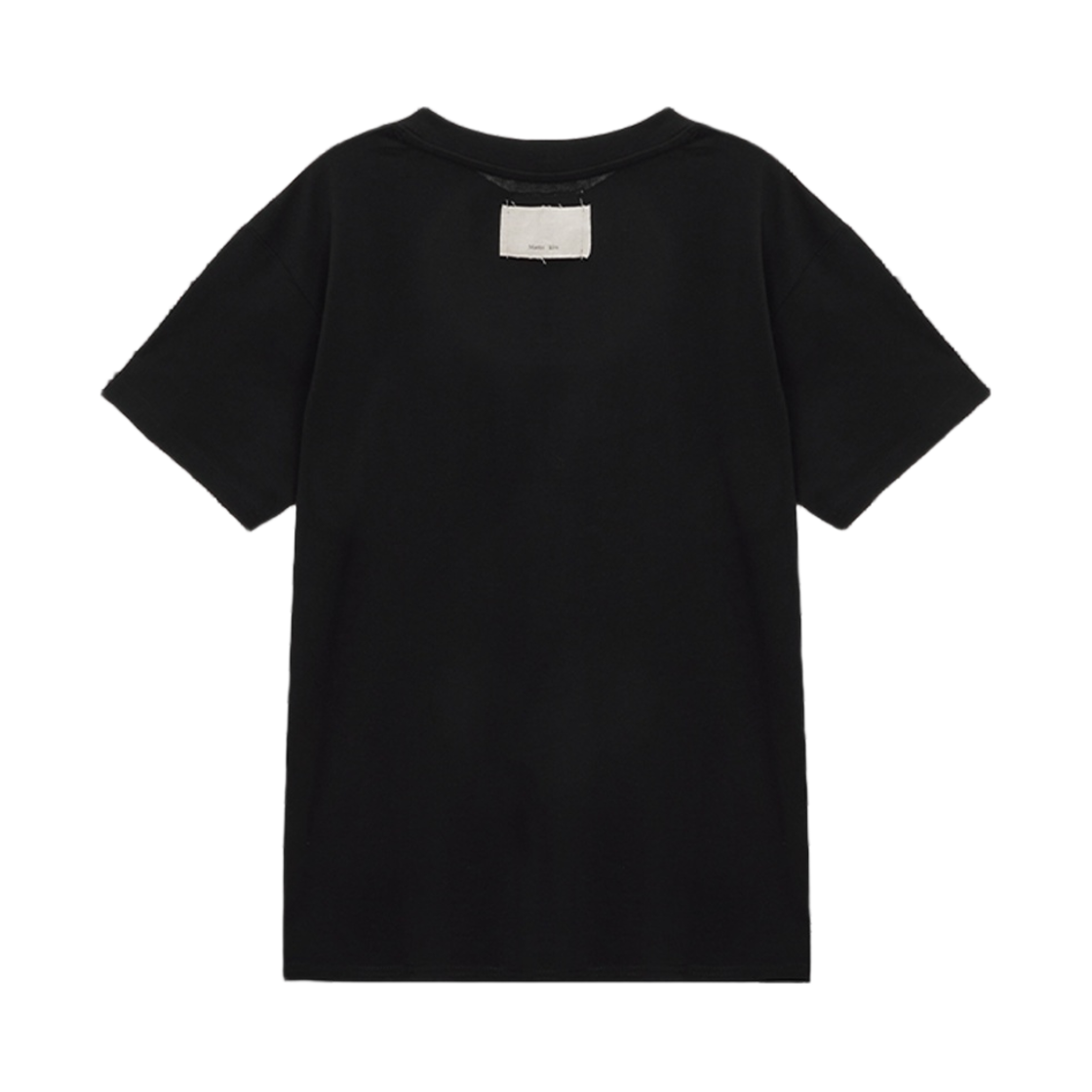 (W) 마뗑킴 마뗑 로고 셔링 탑 블랙((W) Matin Kim Matin Logo Shirring Top Black) - 2