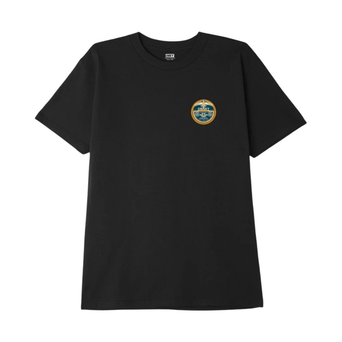 오베이 라디오 타워 클래식 티셔츠 블랙(Obey Radio Tower Classic T-Shirt Black) - 2