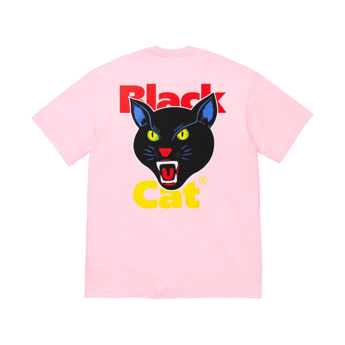 슈프림 블랙 캣 티셔츠 라이트 핑크 - 24SS
