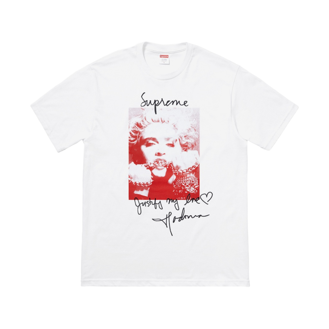 - Supreme Madonna T-Shirt White - 18FW