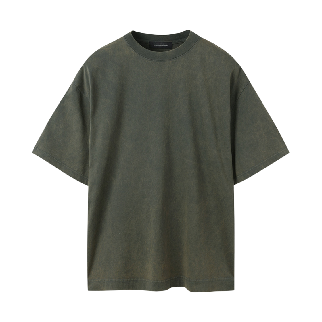 CWTAM25432KHX Customellow Dyed T Shirt Khaki