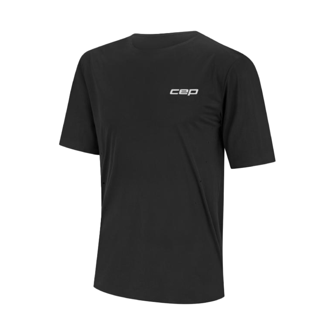 CEP 프로 울트라라이트 런 셔츠 숏슬리브 블랙 남성용(CEP Pro Run Ultralight Shirt Short Sleeve Black Men)