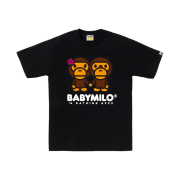 BAPE Sakura Baby Milo T-Shirt Black