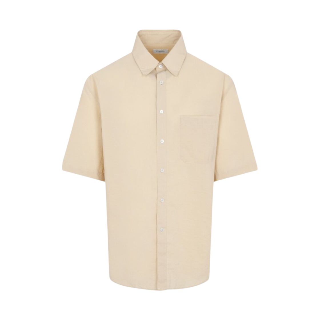 르메르 레귤러 칼라 숏슬리브 셔츠 골든 샌드(Lemaire Regular Collar Short Sleeve Shirt Golden Sand) - 1