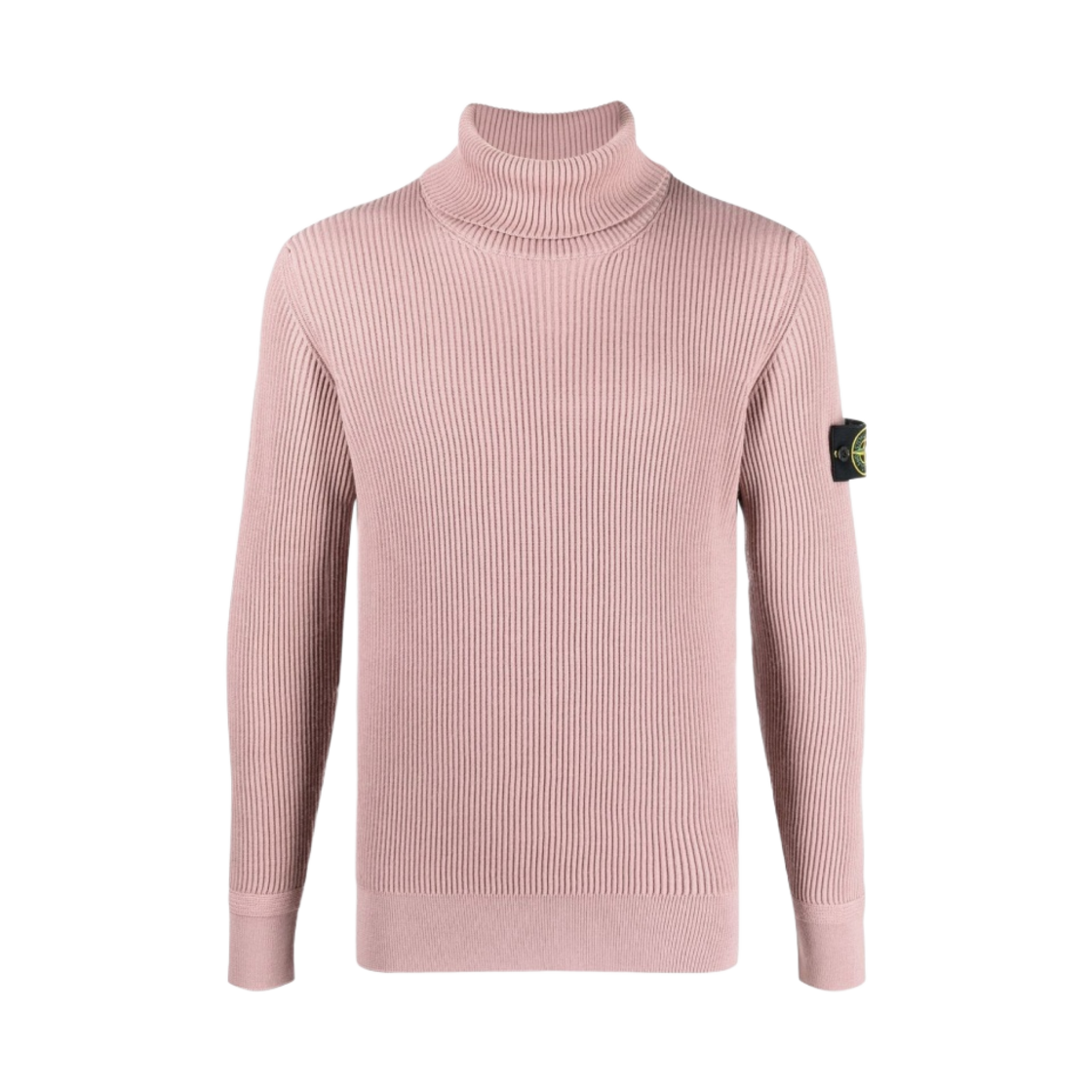 스톤 아일랜드 552C2 울 터틀넥 니트 로즈 핑크 - 22FW(Stone Island 552C2 Wool Turtleneck Knit Rose Pink - 22FW) - 1