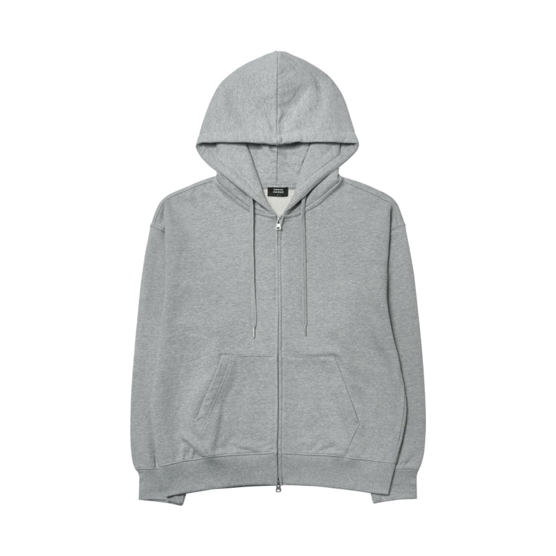 무신사 스탠다드 헤비웨이트 오버사이즈 후디드 스웨트 집업 미디엄 그레이(Musinsa Standard Heavyweight Oversized Hooded Sweat Zip-Up Medium Grey)