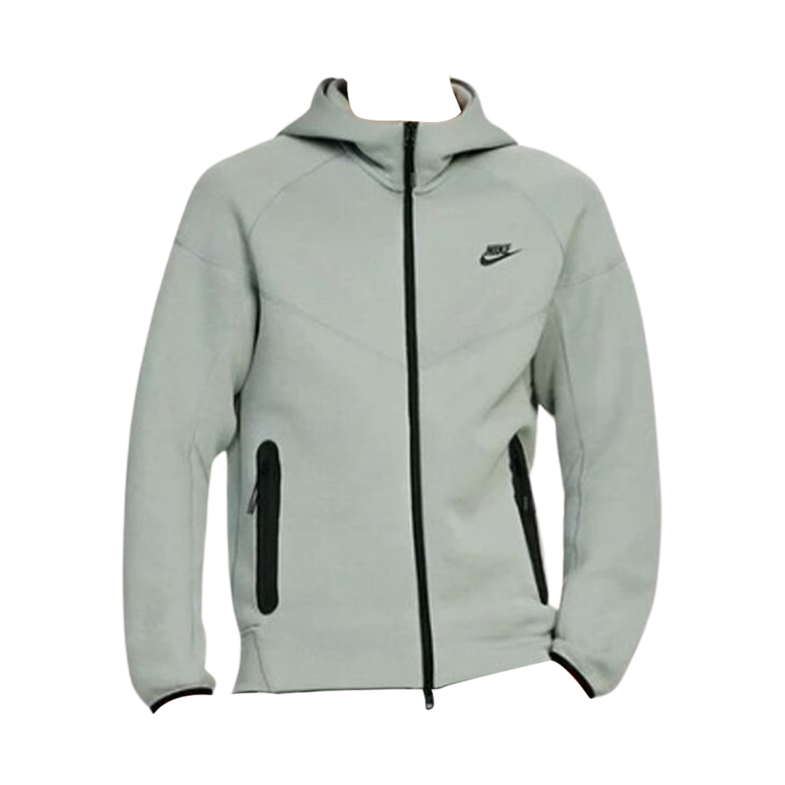 나이키 NSW 테크 플리스 윈드러너 풀 집 후드 마이카 그린 - 아시아(Nike NSW Tech Fleece Windrunner Full Zip Hoodie Mica Green - Asia)