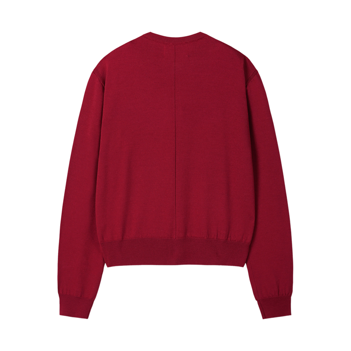 토니웩 슈퍼 파인 울 크루넥 가디건 레드(Tonywack Super Fine Wool Crew-Neck Cardigan Red) - 2