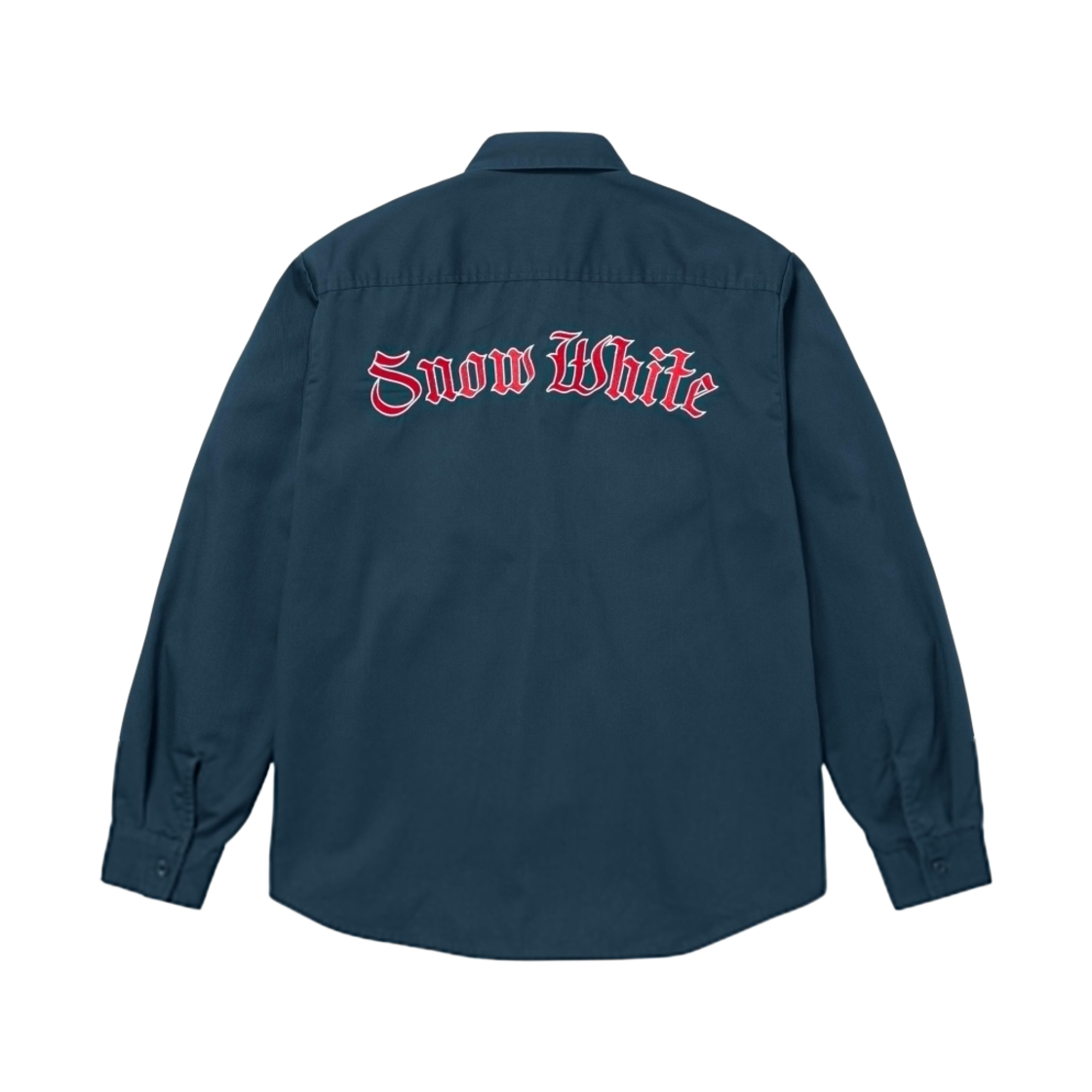 - Supreme Snow White Work Shirt Light Navy - 24FW