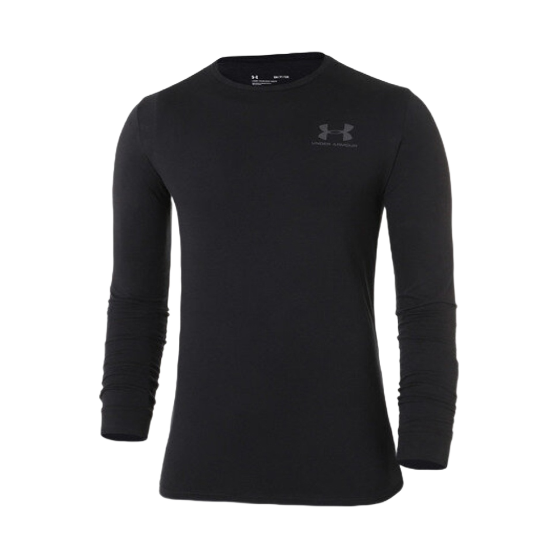 1329585-001 Under Armour Sportstyle Left Chest Long Sleeved Black White