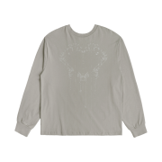OJOS Scattered Graphic Long Sleeves Grey