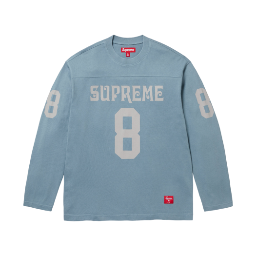 슈프림 99 롱슬리브 풋볼 탑 블루 - 24SS | Supreme | KREAM