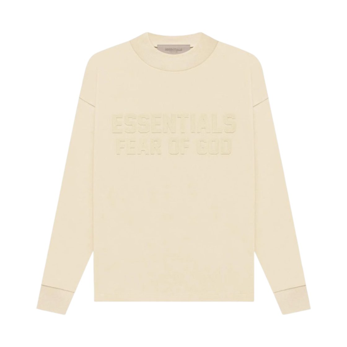 (키즈) 에센셜 롱슬리브 티셔츠 에그 쉘 - 22FW((Kids) Essentials Long Sleeve T-Shirt Egg Shell - 22FW) - 1