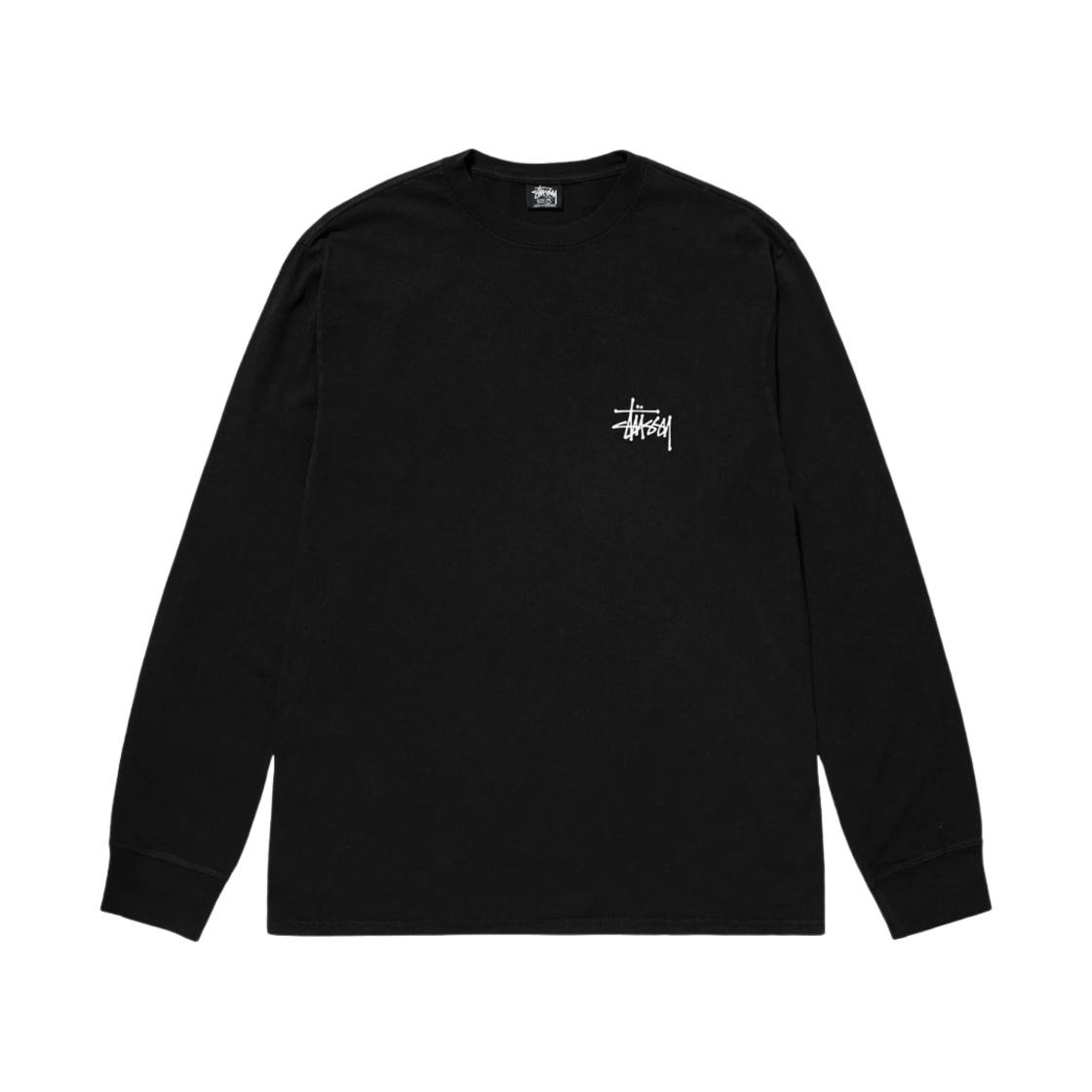 1994879/H Stussy Basic Stussy Pigment Dyed LS T-Shirt Black 2023 - #2