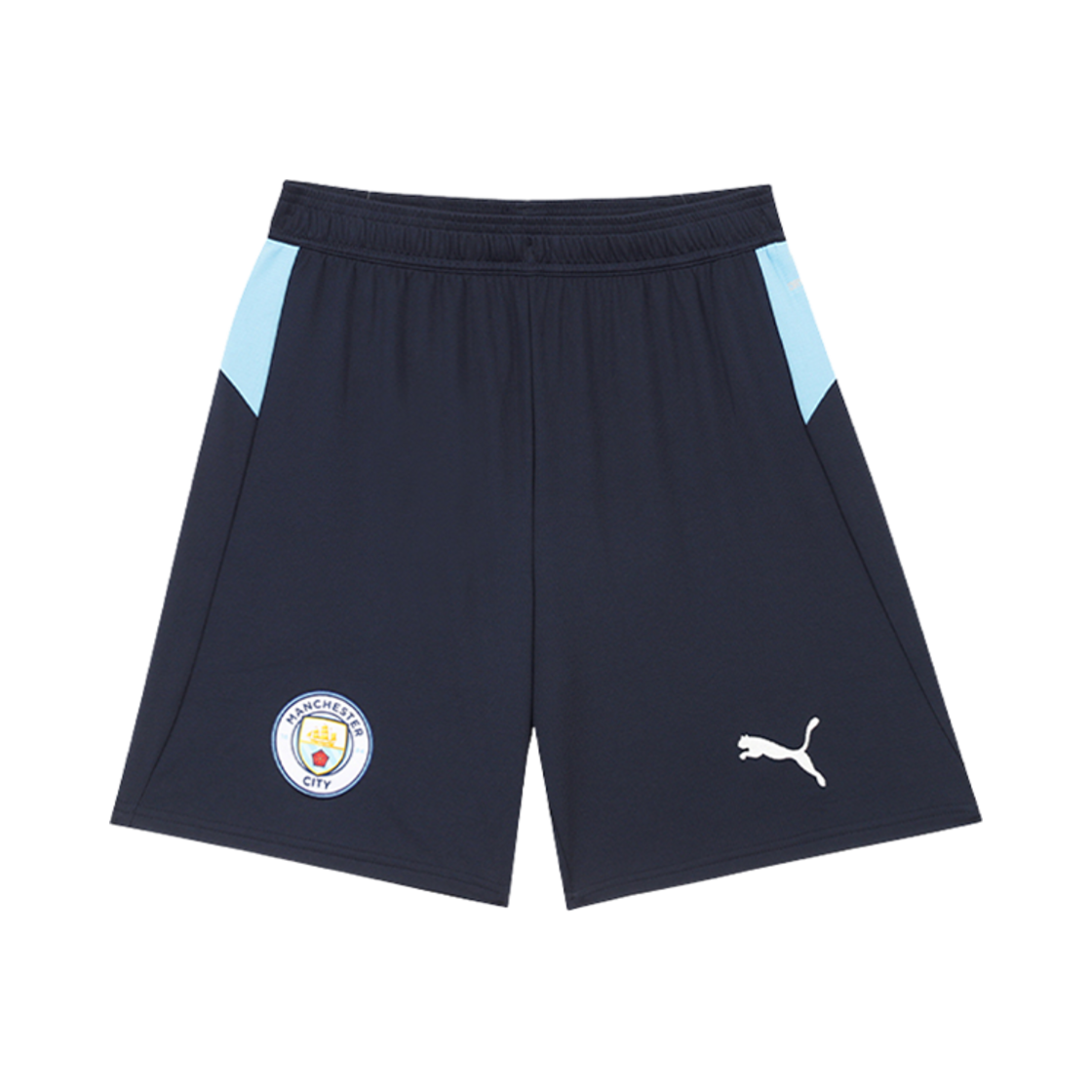 푸마 맨체스터 시티 2025/26 레플리카 사커 쇼츠 팀 네이비 (논 마킹 버전)(Puma Manchester City 2025/26 Replica Soccer Shorts  Team Navy (Non Marking Ver.))