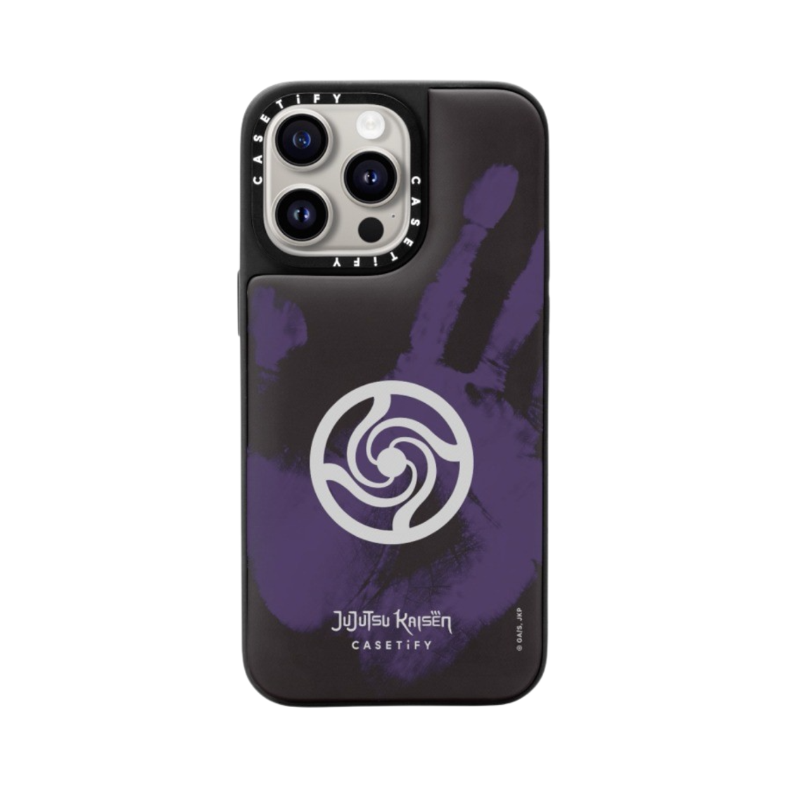 케이스티파이 x 주술회전 아이폰 커스드 에너지 써멀 케이스 그레이프