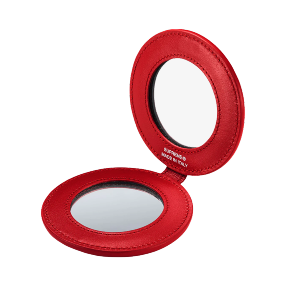 슈프림 레더 포켓 미러 레드 - 25SS(Supreme Leather Pocket Mirror Red - 25SS) - 2