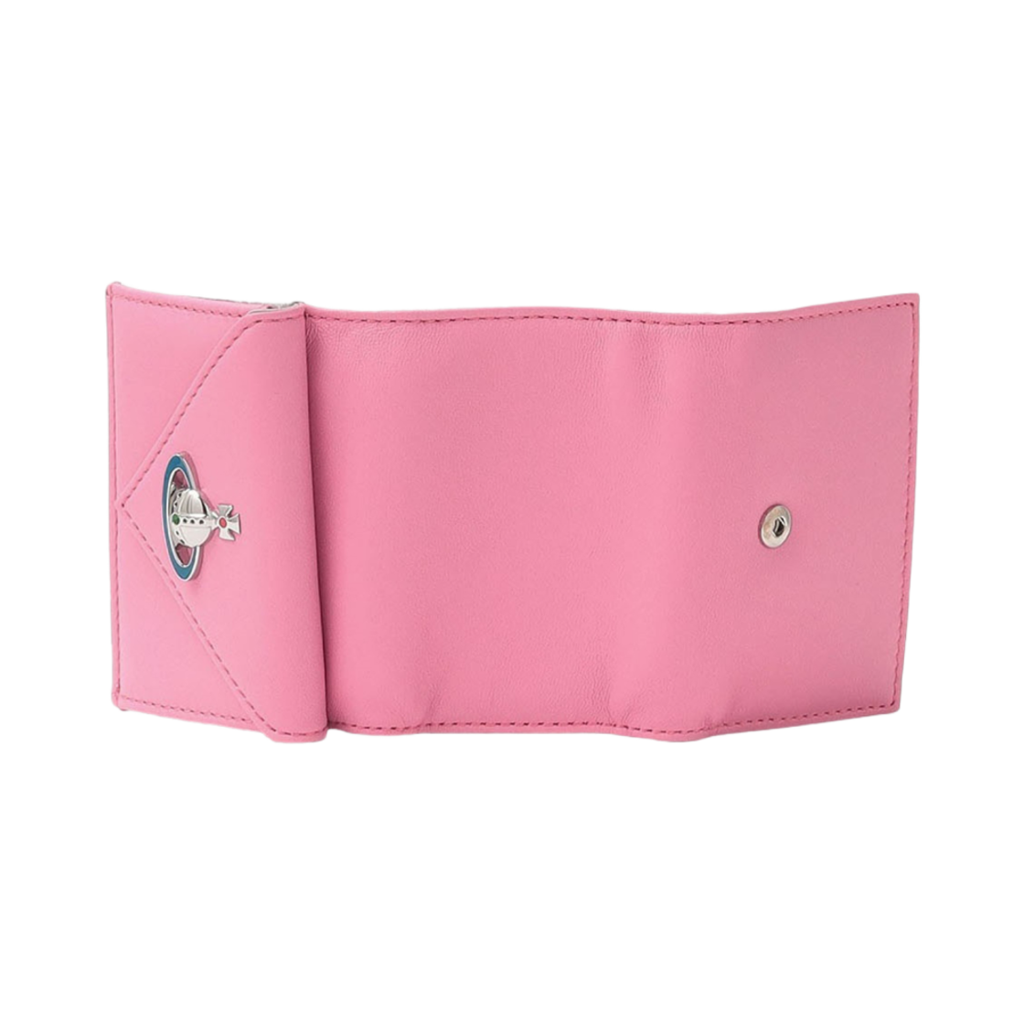 비비안 웨스트우드 나파 엔벨로프 트라이폴드 미니 월렛 핑크(Vivienne Westwood Nappa Envelope Tri-Fold Mini Wallet Pink) - 4
