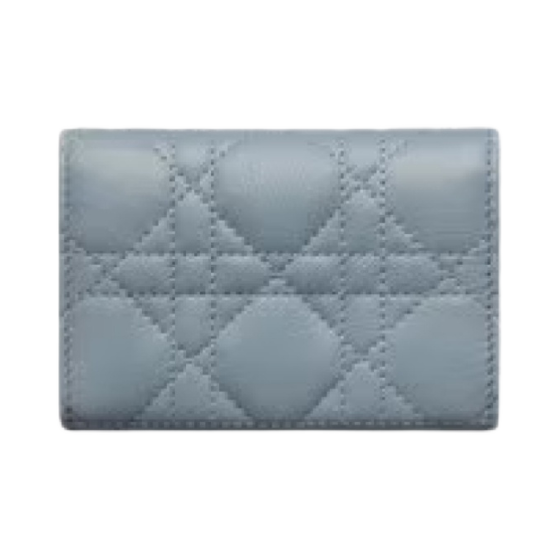 디올 카로 XS 지갑 서플 까나쥬 카프스킨 클라우드 블루(Dior Caro XS Wallet Supple Cannage Calfskin Cloud Blue) - 3