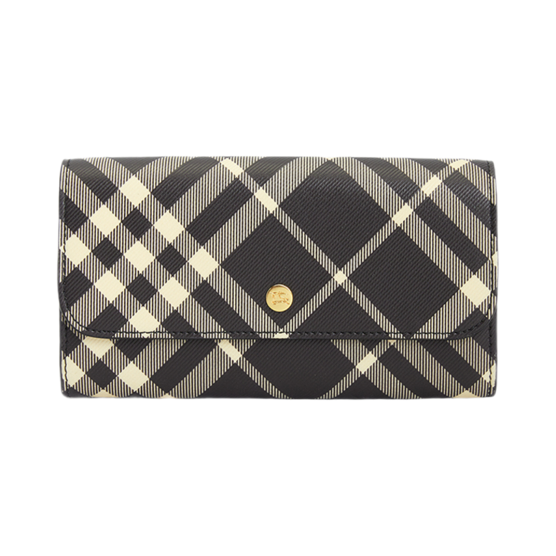 버버리 체크 롱 월렛 블랙(Burberry Check Long Wallet Black) - 1