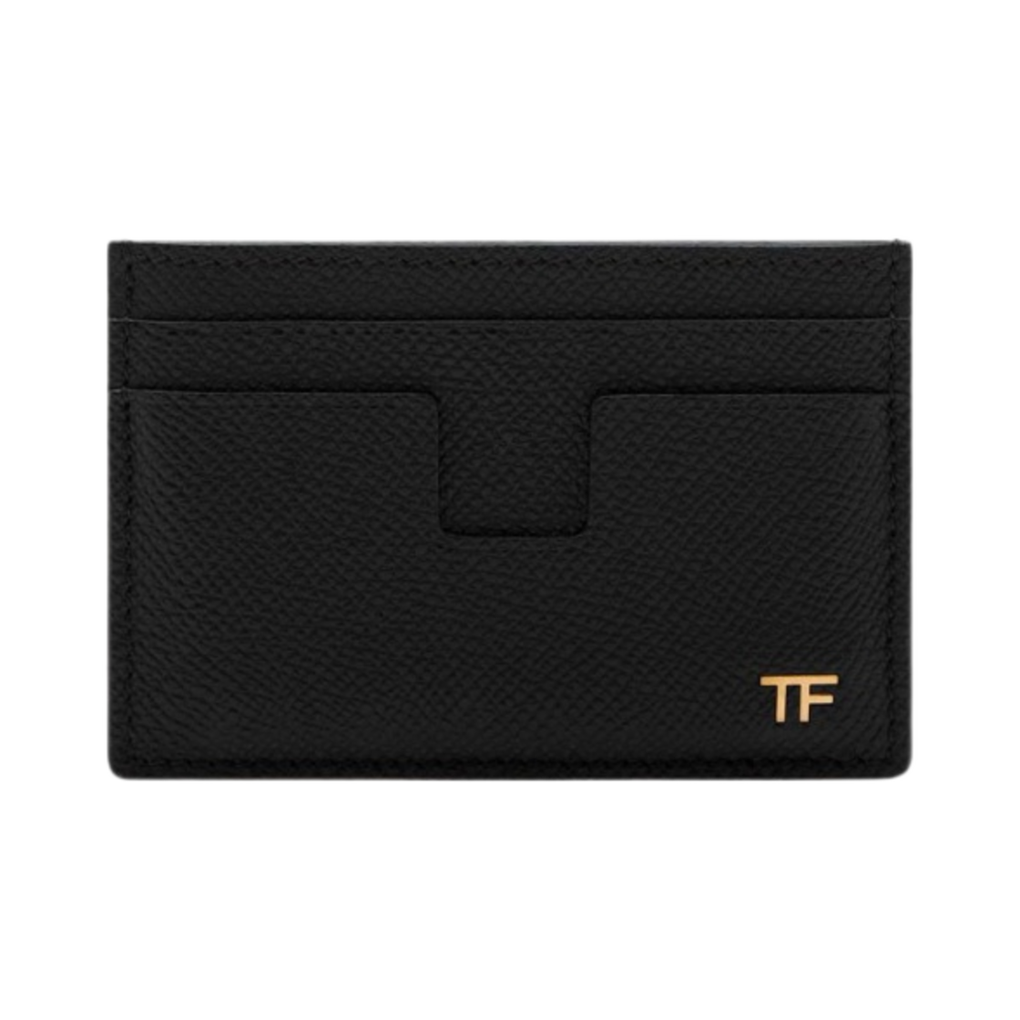 YM232-LCL081G-1N001 Tom Ford Small Grain Leather Classic Card Holder Black