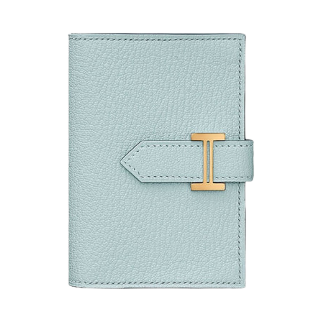 에르메스 베안 카드 홀더 미조레 고트스킨 & 골드 하드웨어 블루 브룸(Hermes Bearn Card Holder Mysore Goatskin & Gold Bleu Brume) - 1