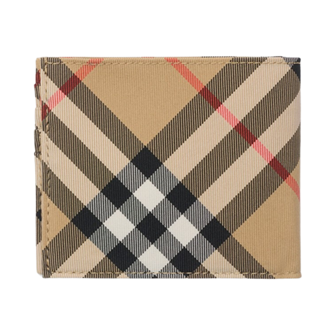 버버리 EKD 체크 바이폴드 월렛 샌드(Burberry EKD Check Bifold Wallet Sand) - 3