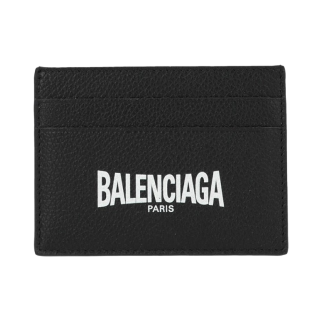 5943092UQT31090 Balenciaga Teen Skate Logo Print Card Holder Black